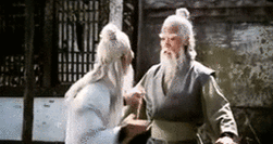 gutsanduppercuts:  The rarest of the rare! Two white-haired villains going one-on-one and neither one is Pai Mei.