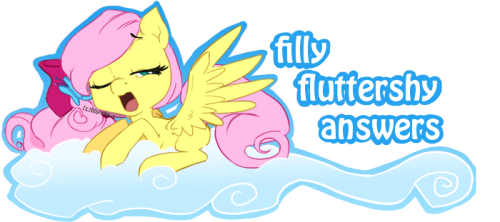 filly-shy-mod - Needed to design a banner for my ask blog 