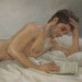ydrorh:Reading, 2020, Oil on canvas, 80x130 cmwww.yisraeldrorhemed.com