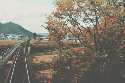 nihonnoshiki: Akita Nairiku Jukan Railway. (秋田内陸縦貫鉄道) Akita, November 2017
