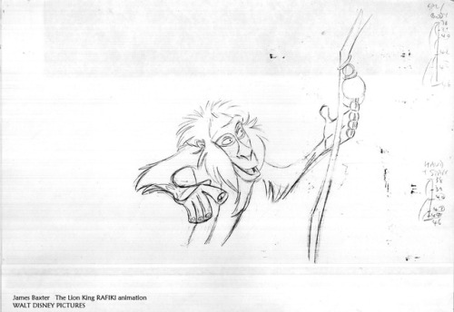  Animator: James BaxterCharacter: RafikiFilm: The Lion King (1994)Studio: Walt Disney PicturesSource