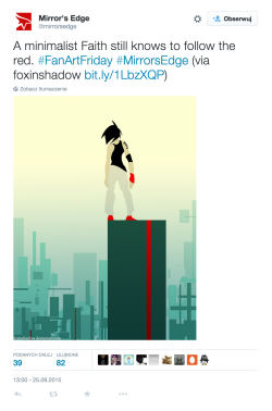 Holy shit, Mirror’s Edge noticed me.
