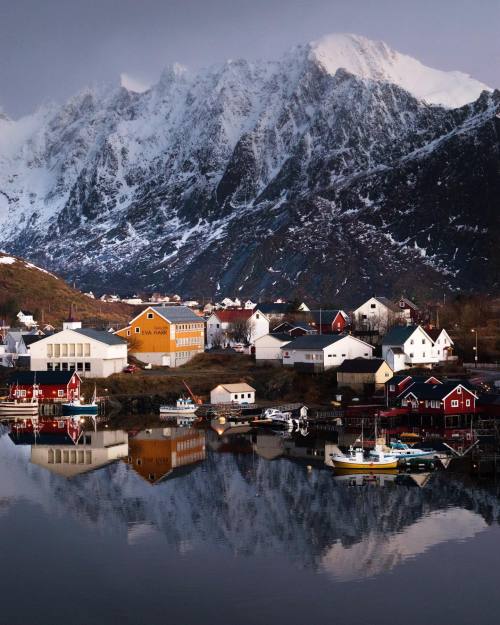 winter in Lofoten, Norway. photo by Belen Castello