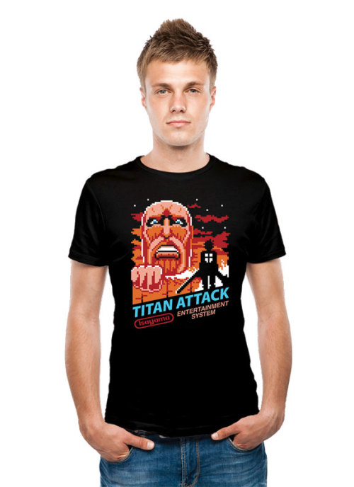 If you missed Titan Attack a few months ago… tees and hoodies are available at Once Upon A Te