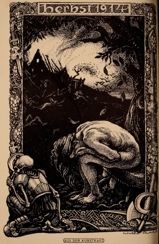 Willo Rall (1888-1960), ‘Herbst 1914’ (Autumn 1914), “Deutscher Wille”, 1916 Source