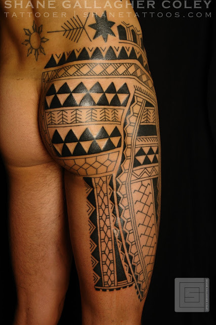  Filipino leg tattoo by Shane Gallagher Coley, Chapel Tattoo, Melbourne. Shane will be tattooing at Saved Tattoo in NY in March/April. Check his website for contact details. stunningly beautiful 