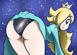 grimphantom:  bluedragonkaiser:  monsterman25:  captainanaugi:  She’s got a galaxy under that dress  what a galaxy :3c  Might explain why we can’t see her panties in Smash.  Grimphantom: That butt is so big, it keeps an entire galaxy XD.  now that