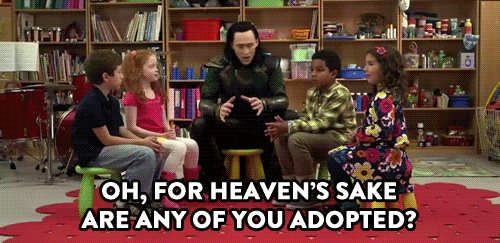 comedycentral:  More Loki! More cute kids! Are you not entertained, Internet? Click
