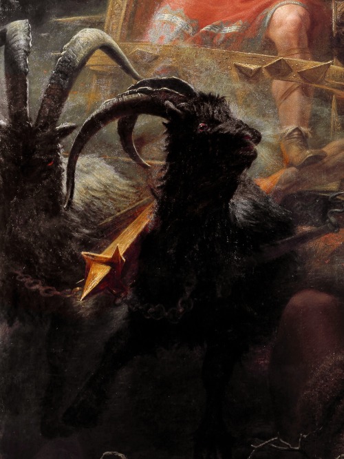 Thor&rsquo;s Fight with the Giants (Detail), 1872.by Mårten Eskil Winge