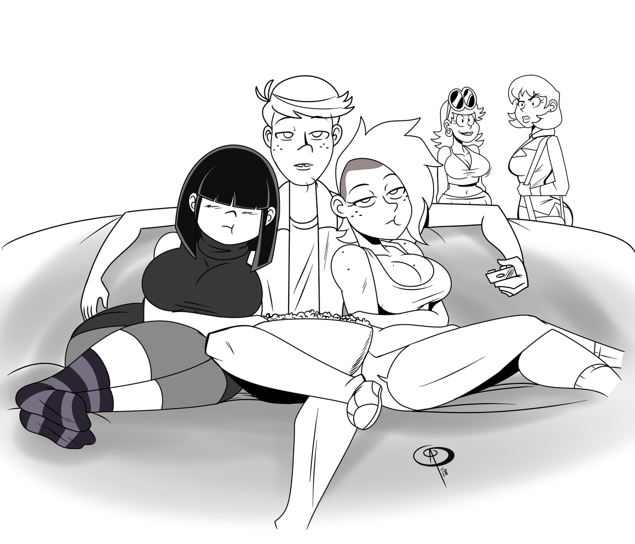 chillguydraws:Am I making a semi-spin-off of Thicc Falls with the Loud House? Probably