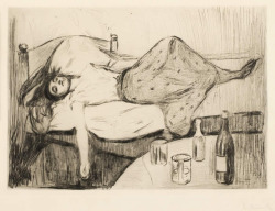 nobrashfestivity:    Edvard Munch,The Day After, 1895