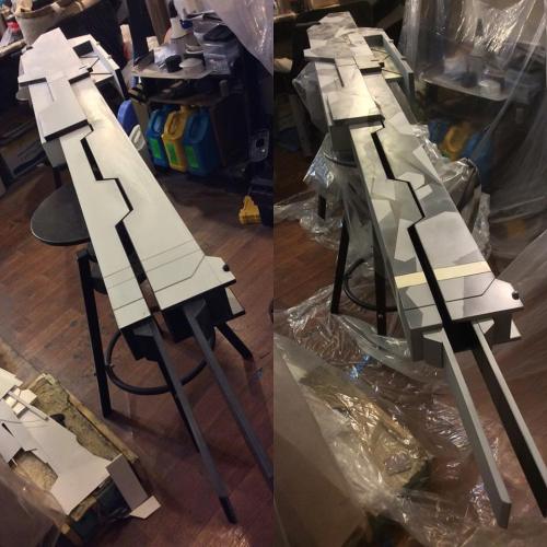 Sahelanthropus WIP: Railgun Just finish making Railgun, getting ready to start building the head now