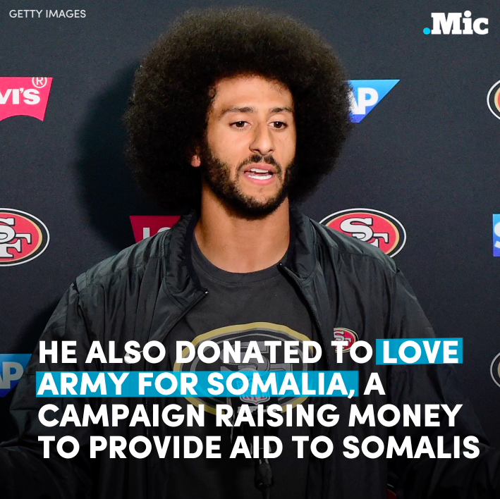 the-movemnt: Colin Kaepernick donates $50,000 to Meals on Wheels  Colin Kaepernick isn’t