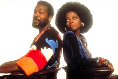 twixnmix: Marvin Gaye and Diana Ross photographed by Jim Britt, 1973.