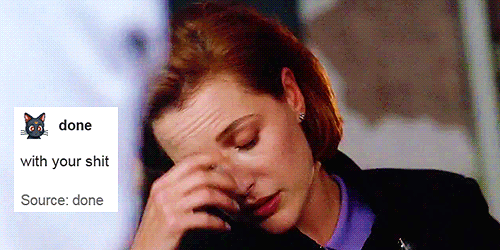 dana scully + text posts (1/?)