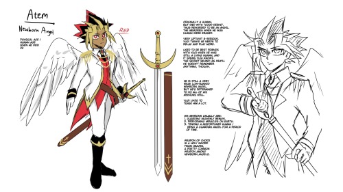 shinayashipper: FINALLY a proper design look for the Main Character of my Angels &amp; Demons AU