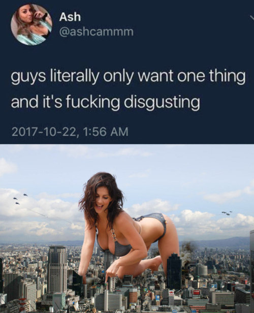 A giantess meme I found at the internet