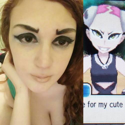 plumeria&rsquo;s makeup #pokemon #pokemonSM #makeup #cosplay