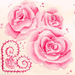 koobly-kool-kid:  Watercolors are nice, Rose is nice (+ a few closeups!) 