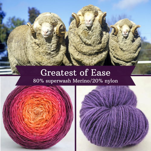 Try out our Greatest of Ease yarn base and see why its our perennial bestseller. Made of 80% superwa