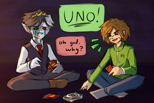 Angst? Manipulation? Lore? Sorry, I only know @dreamsclock‘s uno au ¯\_(ツ)_/¯