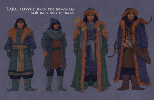 Bard the Bowman and Bain son of BardI tried to design them using influences from Scandinavia, the Mi