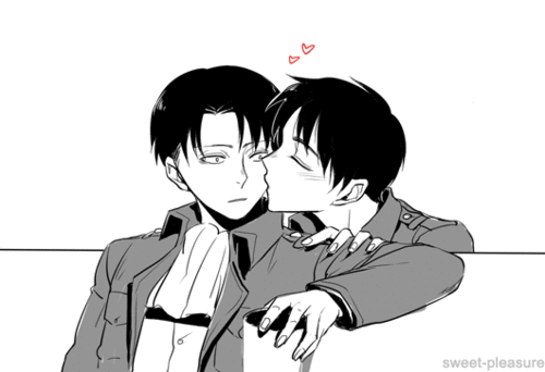 clearisfine:  Continuation of my previous post of ereri nsfw here  this art is not
