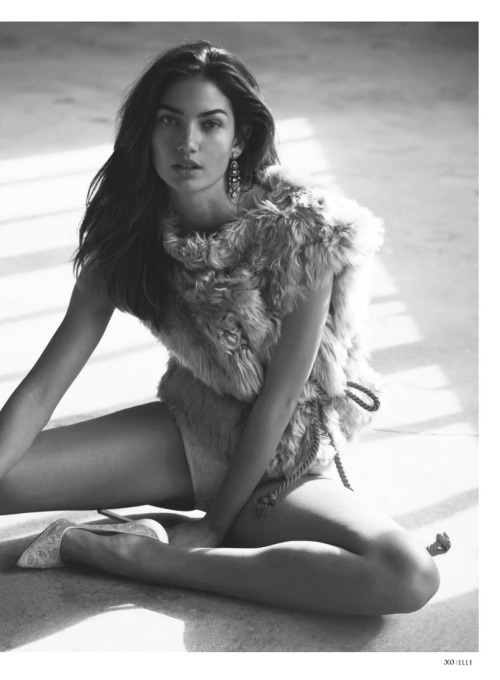 forthosewhocravefashion: Lily Aldridge By David Bellemere For Us Elle April 2014