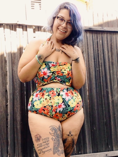 dynastylnoire:  walkingwithmoonwolves:  I’ve already heard it all from taking these pictures. That it looks unflattering. That my body doesn’t belong in something like this. Well who are you to decide what I should and should not wear. My body looks