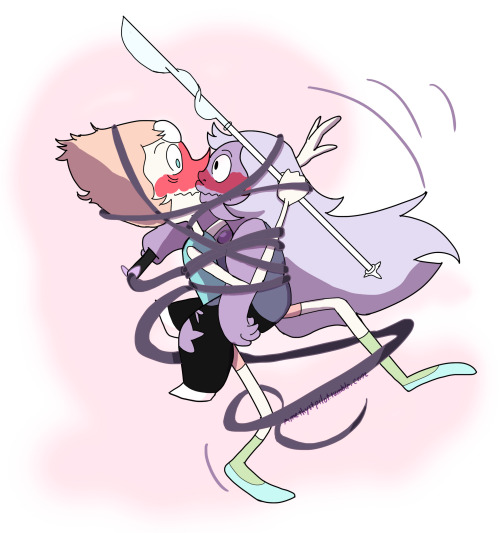 amethystpilot: They were trying to create a new dance with weapons and here is the result :D