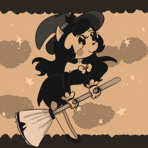 that-sheep-dork: witch alice! i was gonna post in my batim account but this account needs more art