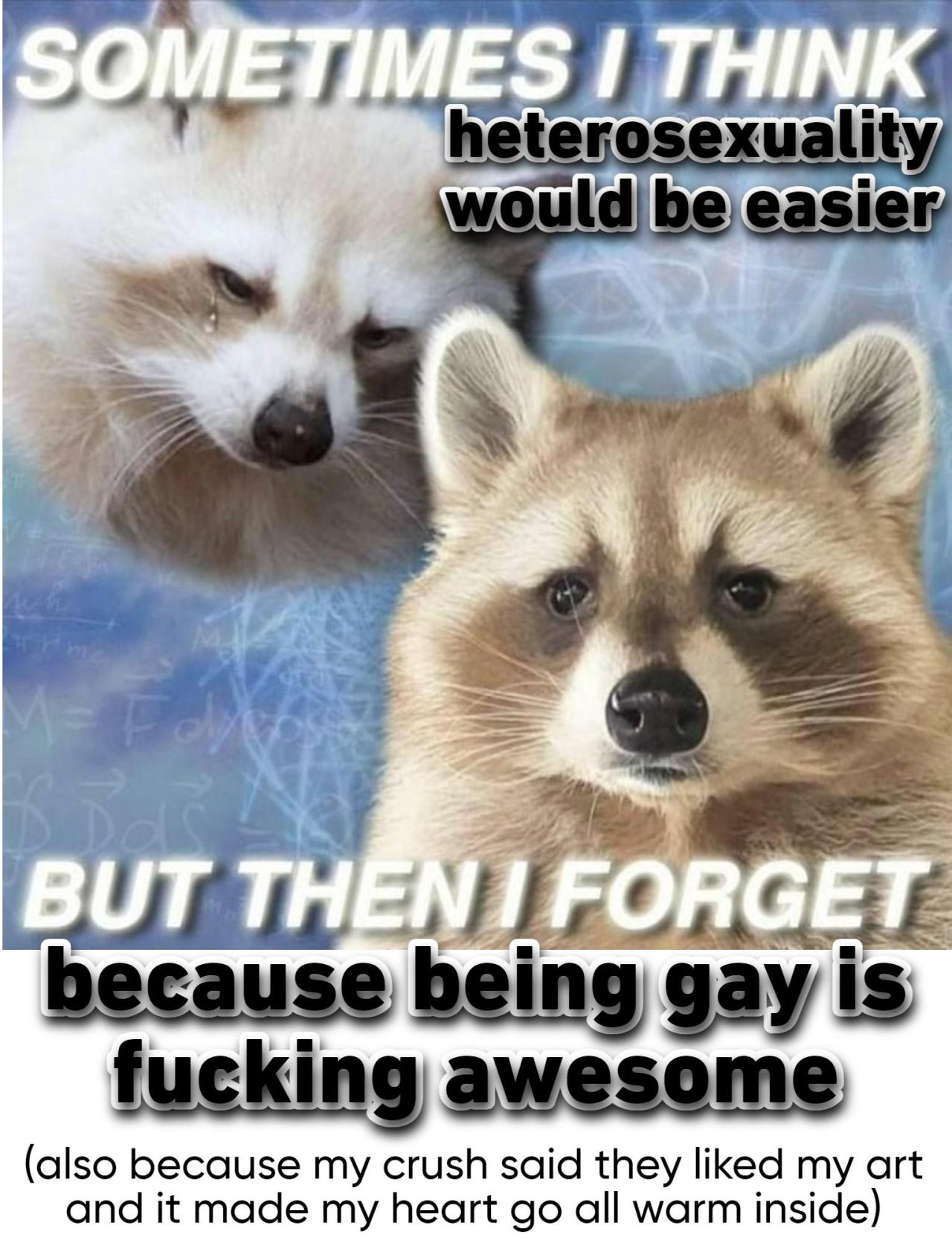 Ignore the self hatred, gay is good #gay_irl#lgbt memes#funny#lgbt#lgbt community#lesbian memes