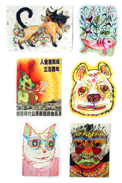 Porn Pics inechi:Inechi sticker packs include 1 postcard