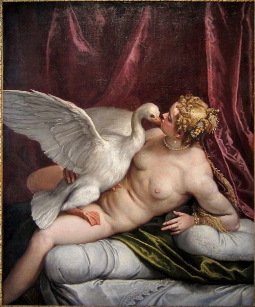 Paolo Veronese - Leda and the Swan in the Palace of Fesch Ajaccio (c.1585)