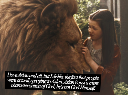 Narnia Confessions — I love Aslan and all, but I dislike the fact that