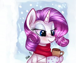 mlpfim-fanart:Winter day:) by Heu-hey :3