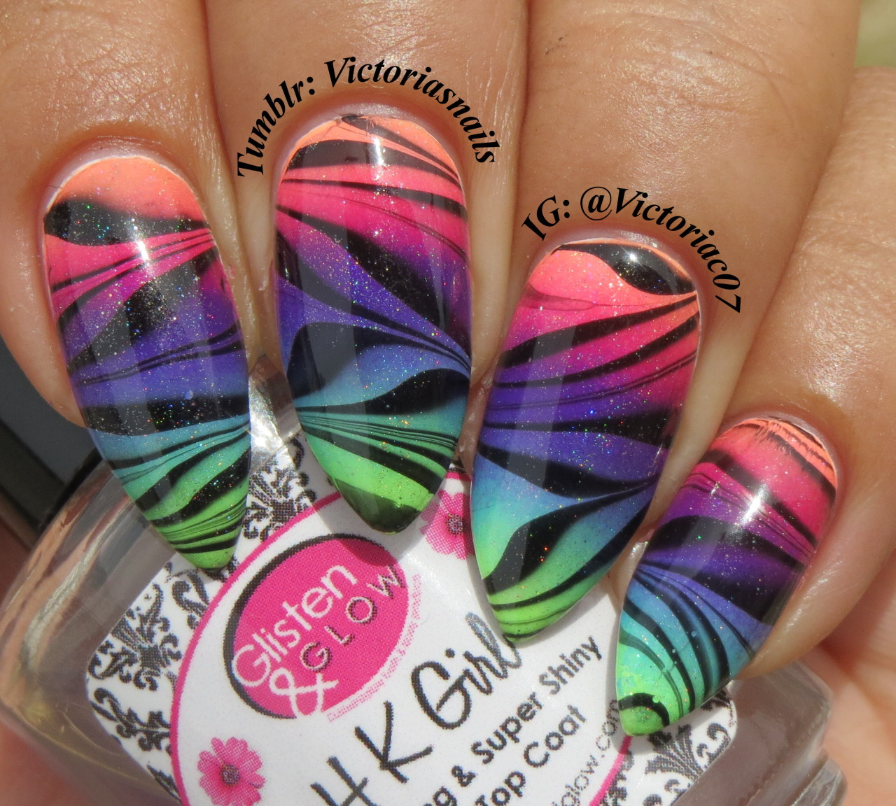 Victoria's Nails // I did this beautiful mani with the Cirque Colors...