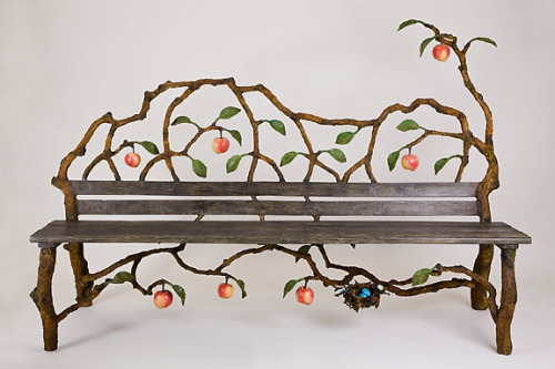 irisnectar:  Bronze furniture with organic forms by Victor Cicansky 