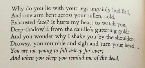 dying-suffering-french-stalkers:“The Dug-Out”, by Siegfried Sassoon, copied out by T.E. 