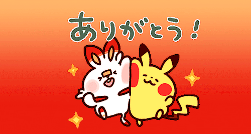 corsolanite:Kanahei × Pokémon Animated Line Stickers (Part I)
