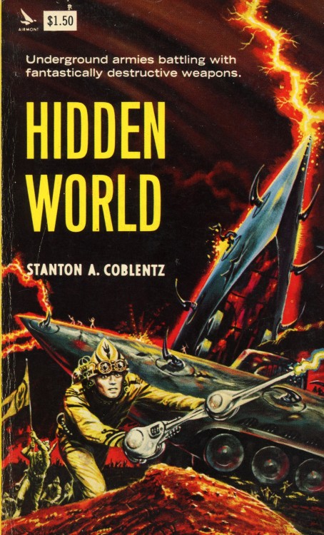 Hidden World by Stanton A. CoblentzAirmont Books SF6, 1964Cover art uncredited