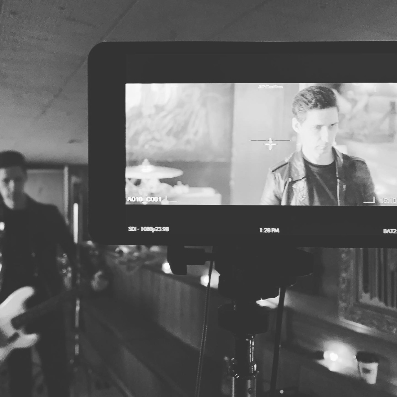 On location filming one of two new videos directed by Adrian Mottram coming soon!