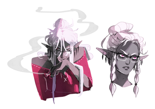 My drow wizard (divination) boy from a D&amp;D campaign I’ve been playing with friends&