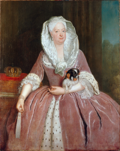 1737 Antoine Pesne - Portrait of Sophie Dorothea, Queen of Prussia(Charlottenburg Palace)