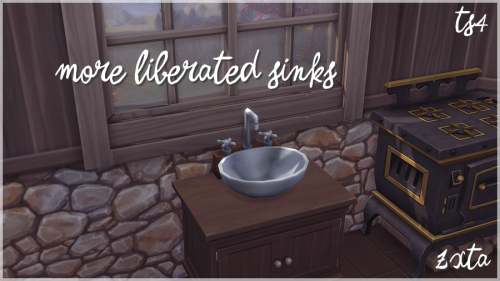 Zx-Ta — Hi there!! I'm back with more sinks. Everything