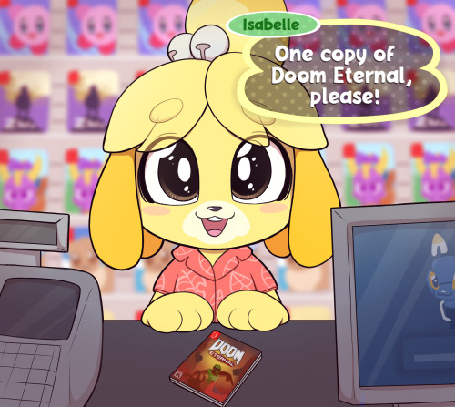 moozua:  isabelle in game stop, what will