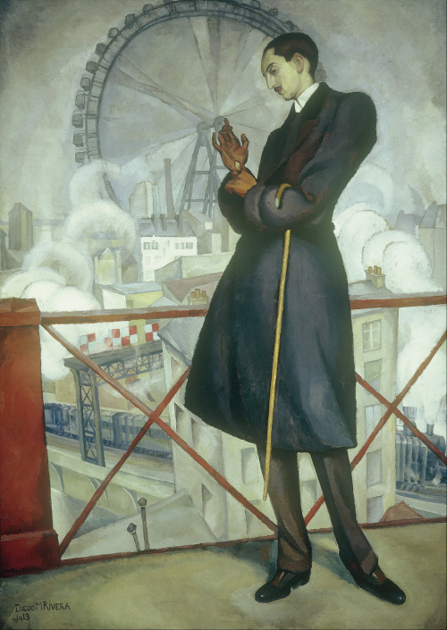 somanyhumanbeings:Diego Rivera, Portrait of Adolfo Best Maugard (1913)