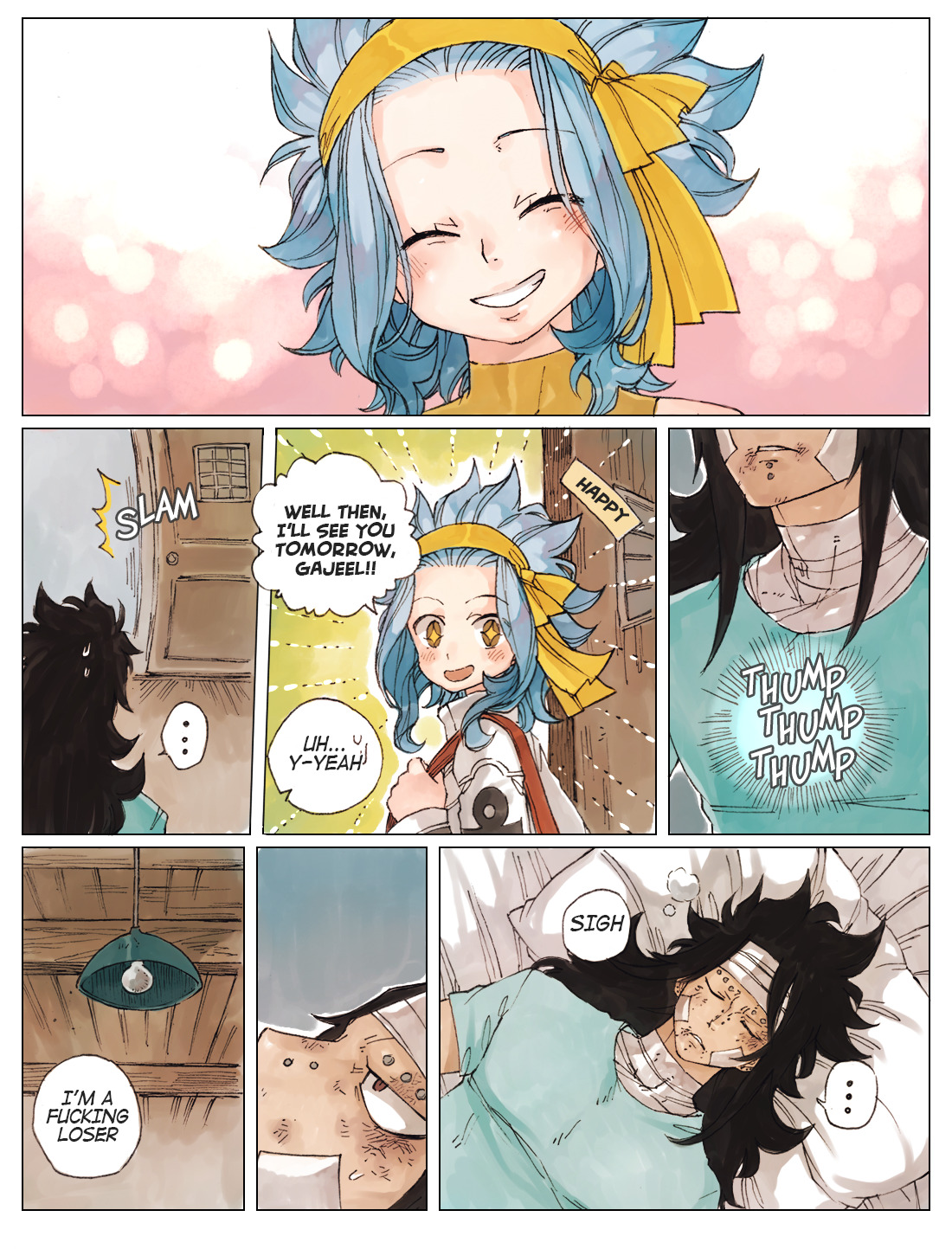 rboz:  prompt 7 - jealousyDrawing a conflicted Gajeel is addicting and I enjoyed