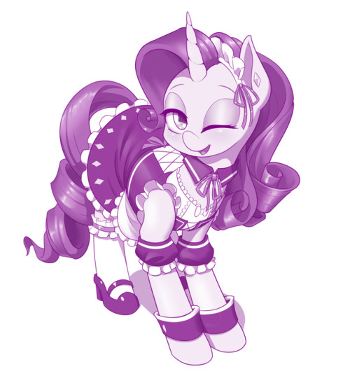 dstears: Here’s an isolated and slightly larger version of Rarity from the last post for anyon