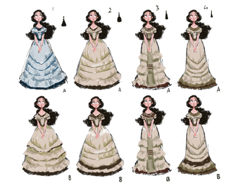 PHANTOM OF THE OPERA #4 PROCESS SKETCHES: CHRISTINE DAAEChristine’s ultimate role in the story is be